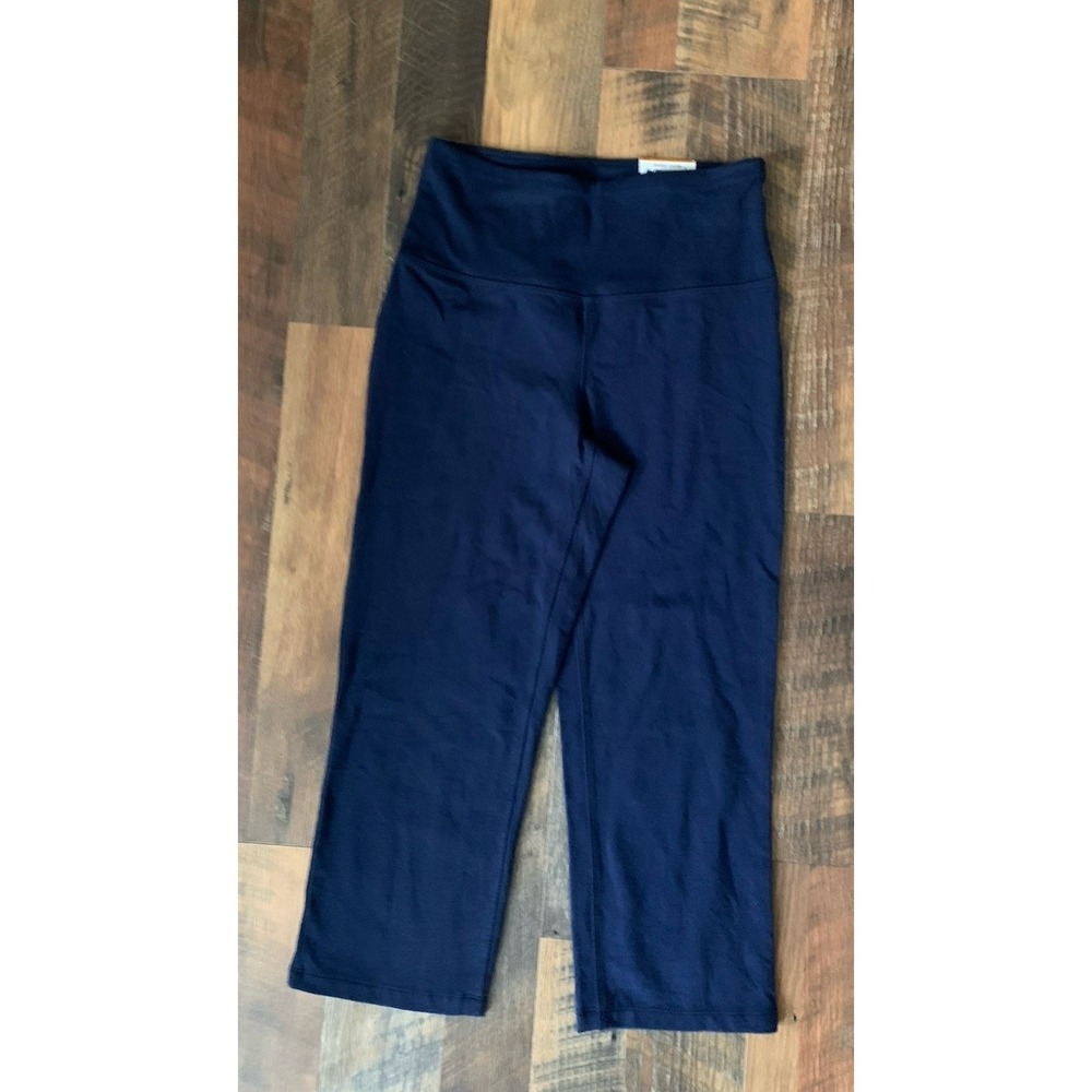 Karen Scott Stretch Cotton Pull-On Sport Capri Pants - Intrepid Blue, Small